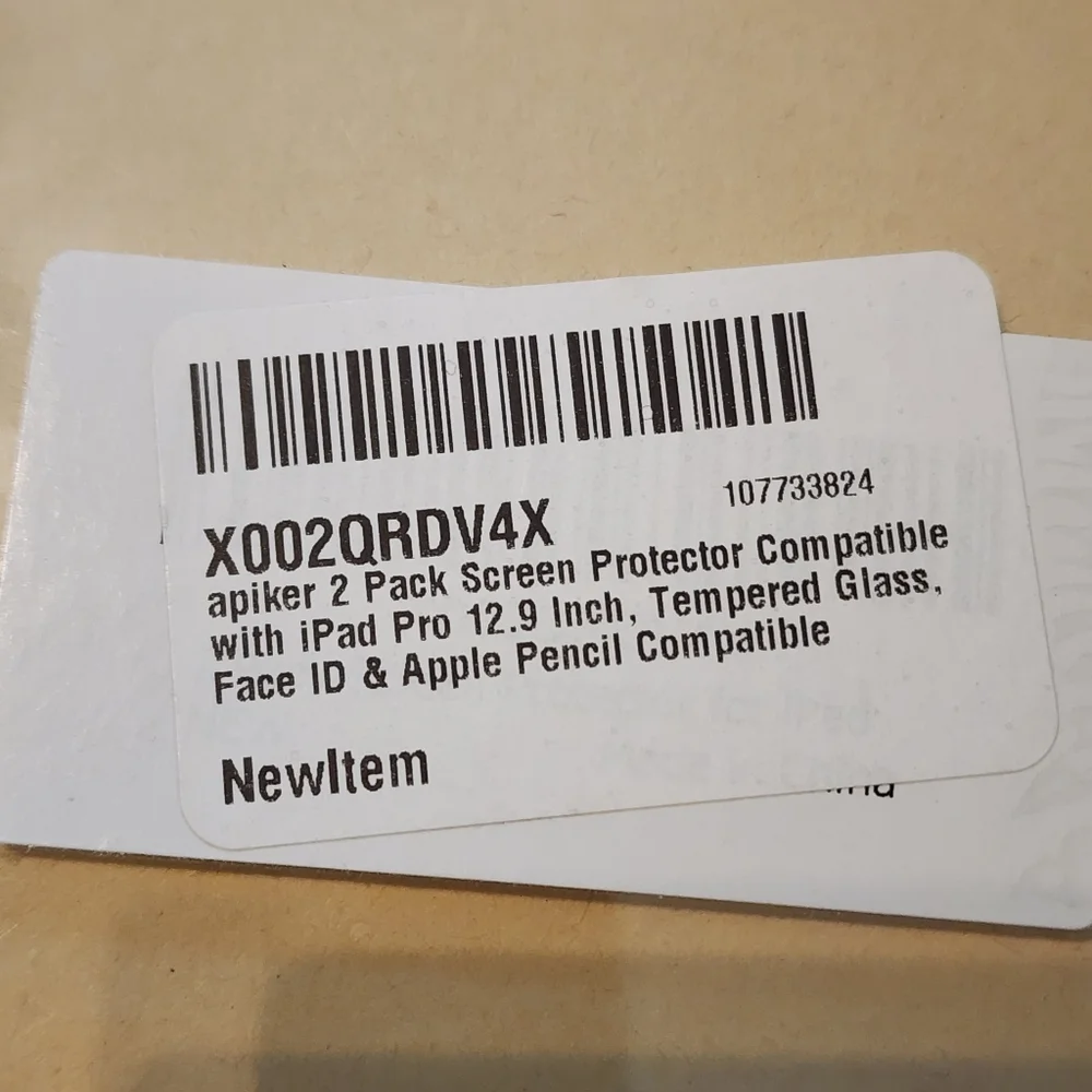New, apiker 2 Pack Screen Protector - Picture 2 of 2